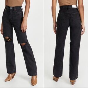 RE/DONE High Rise Rigid Loose Jean